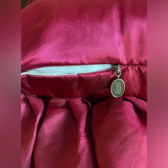 Pier 1 red ruffle accent pillow - Picture 6 of 6